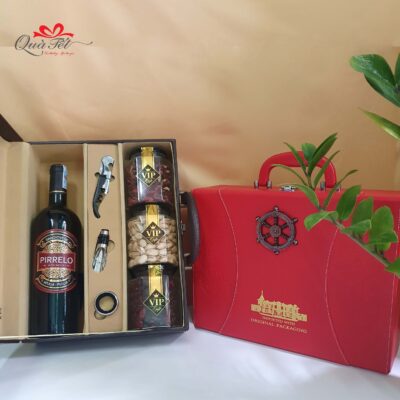 quà tết hộp da